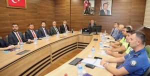 Afyonkarahisar İl Emniyet Müdürü Ahmet Birtan Erol ve beraberindeki emniyet