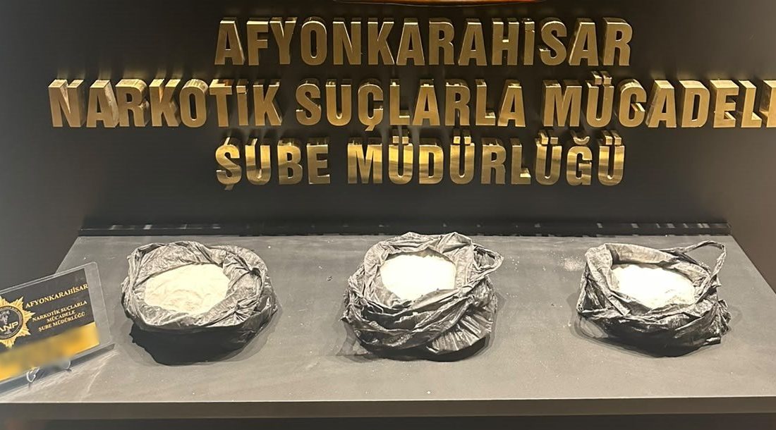 Afyonkarahisar İl Emniyet Müdürlüğü ekiplerince yürütülen çalışmalar kapsamında şüpheli S.Ç.'nin
