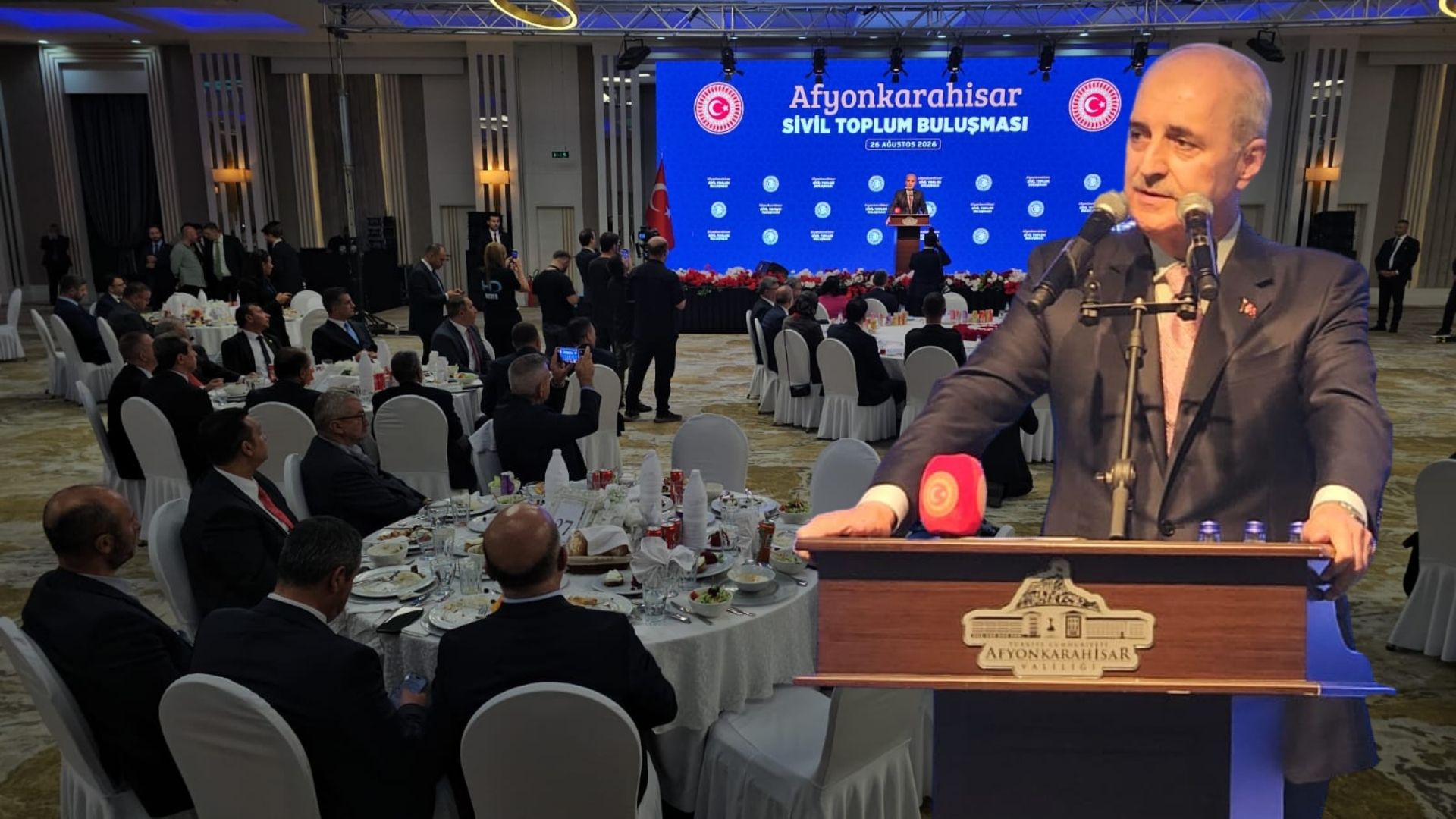 Afyonkarahisar’da sivil toplum kuruluşları, şehit aileleri ve gazilerin yer aldığı