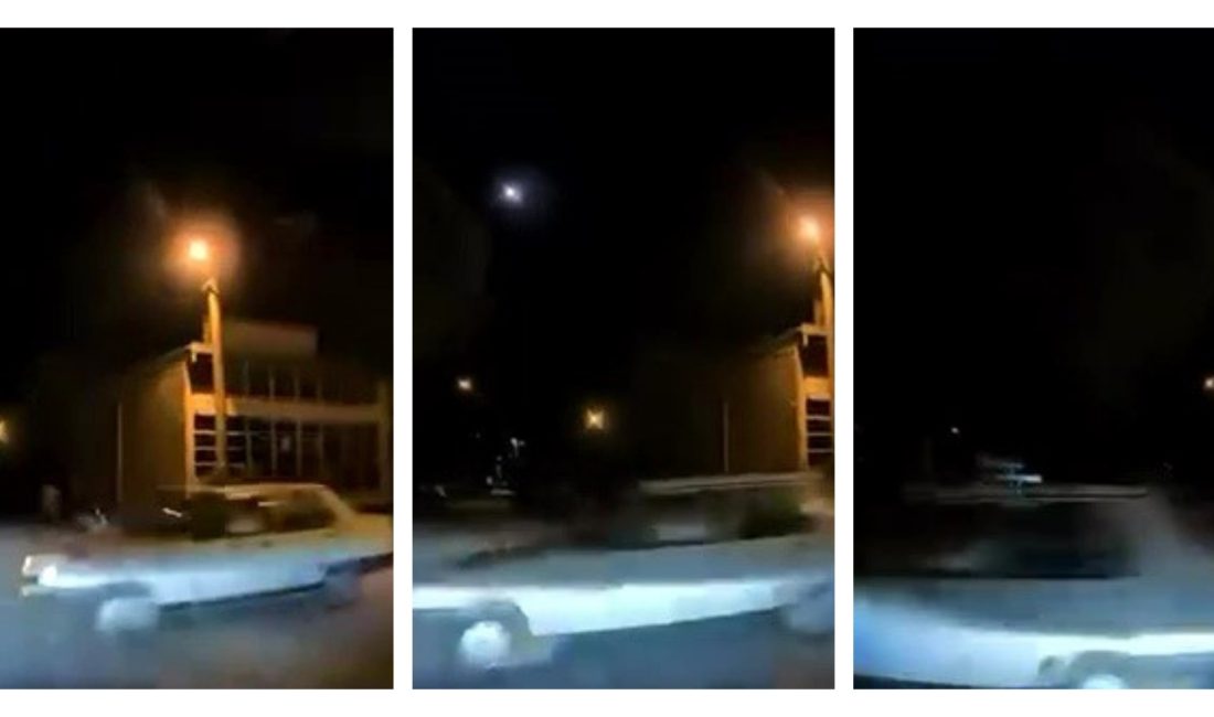 Bursa'da ara yoldan kontrolsüz çıkan otomobil, ana yolda seyir halinde