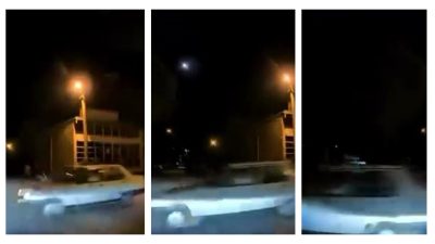 Bursa'da ara yoldan kontrolsüz çıkan otomobil, ana yolda seyir halinde