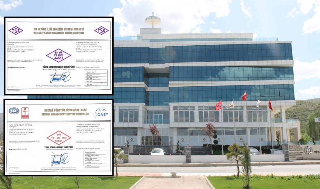 Afyonkarahisar Ticaret ve Sanayi Odası (ATSO), su ve enerji kaynaklarının
