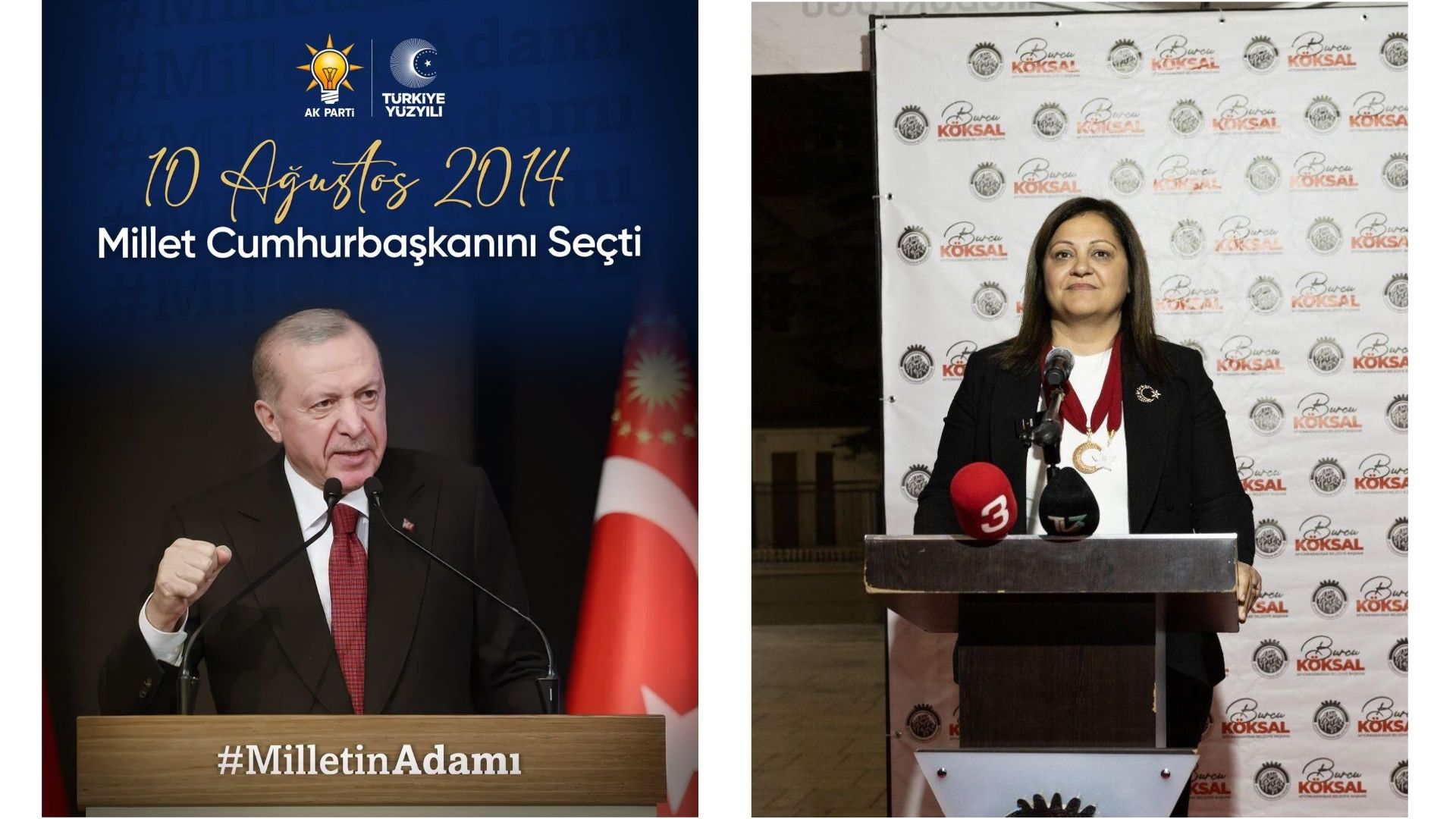 Afyonkarahisar Belediye Başkanı Burcu Köksal, halkın oyuyla seçilen ilk Cumhurbaşkanı