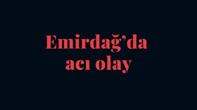 Afyonkarahisar’ın Emirdağ ilçesinde bir inşaatın üçüncü katına kurulan iskelesinden düşerek
