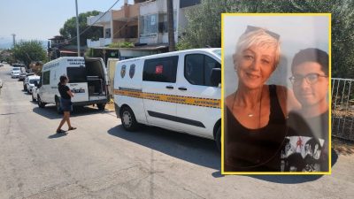 İzmir'in Urla ilçesinde oğluyla birlikte yaşayan kadın girdiği bunalım sonucu