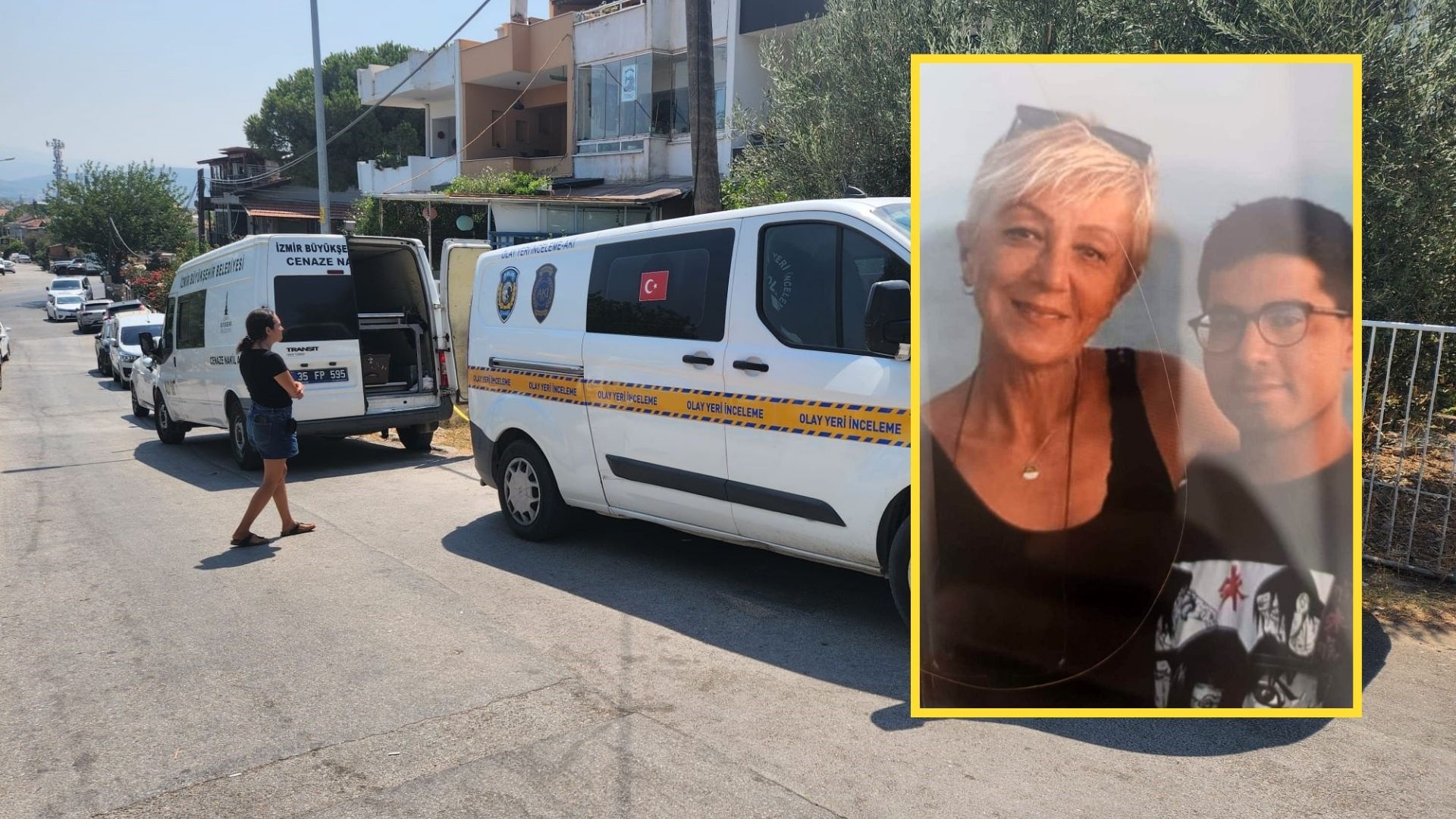 İzmir'in Urla ilçesinde oğluyla birlikte yaşayan kadın girdiği bunalım sonucu