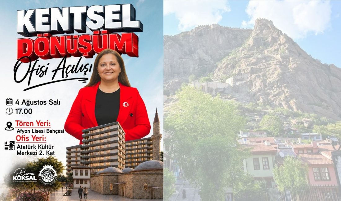 Afyonkarahisar Belediyesi tarafından hayata geçirilen Kentsel Dönüşüm Ofisi, 4 Ağustos