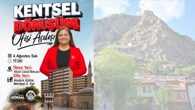 Afyonkarahisar Belediyesi tarafından hayata geçirilen Kentsel Dönüşüm Ofisi, 4 Ağustos