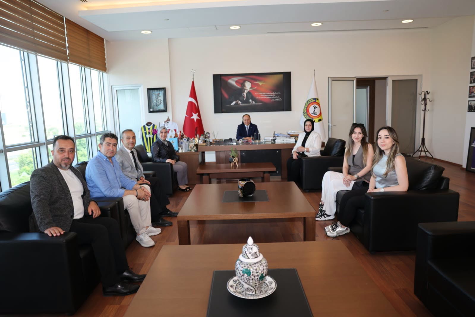 Gastronomi Derneği'nden ATSO Başkanı Serteser'e ziyaret 1 Gastronomi Derneği'nden ATSO Başkanı Serteser'e ziyaret