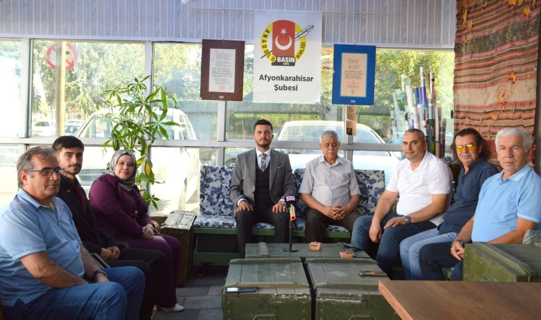 Anadolu Basın Birliği (ABB) Afyonkarahisar Şubesini ziyaret eden Anahtar Parti