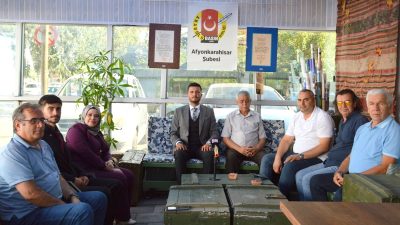Anadolu Basın Birliği (ABB) Afyonkarahisar Şubesini ziyaret eden Anahtar Parti