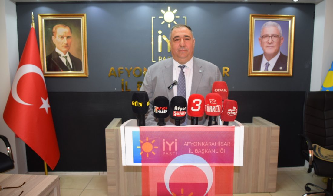 İYİ Parti Afyonkarahisar İl Başkanı Muhammet Mısırlıoğlu, Mevlid Kandili dolayısıyla