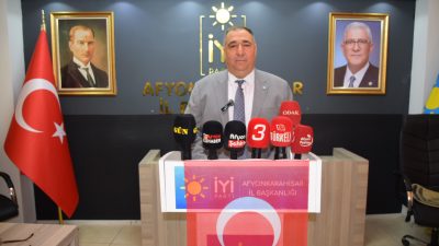 İYİ Parti Afyonkarahisar İl Başkanı Muhammet Mısırlıoğlu, Mevlid Kandili dolayısıyla