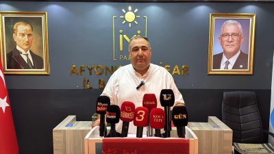 İYİ Parti Afyonkarahisar İl Başkanlığı tarafından düzenlenen haftalık basın toplantısında,