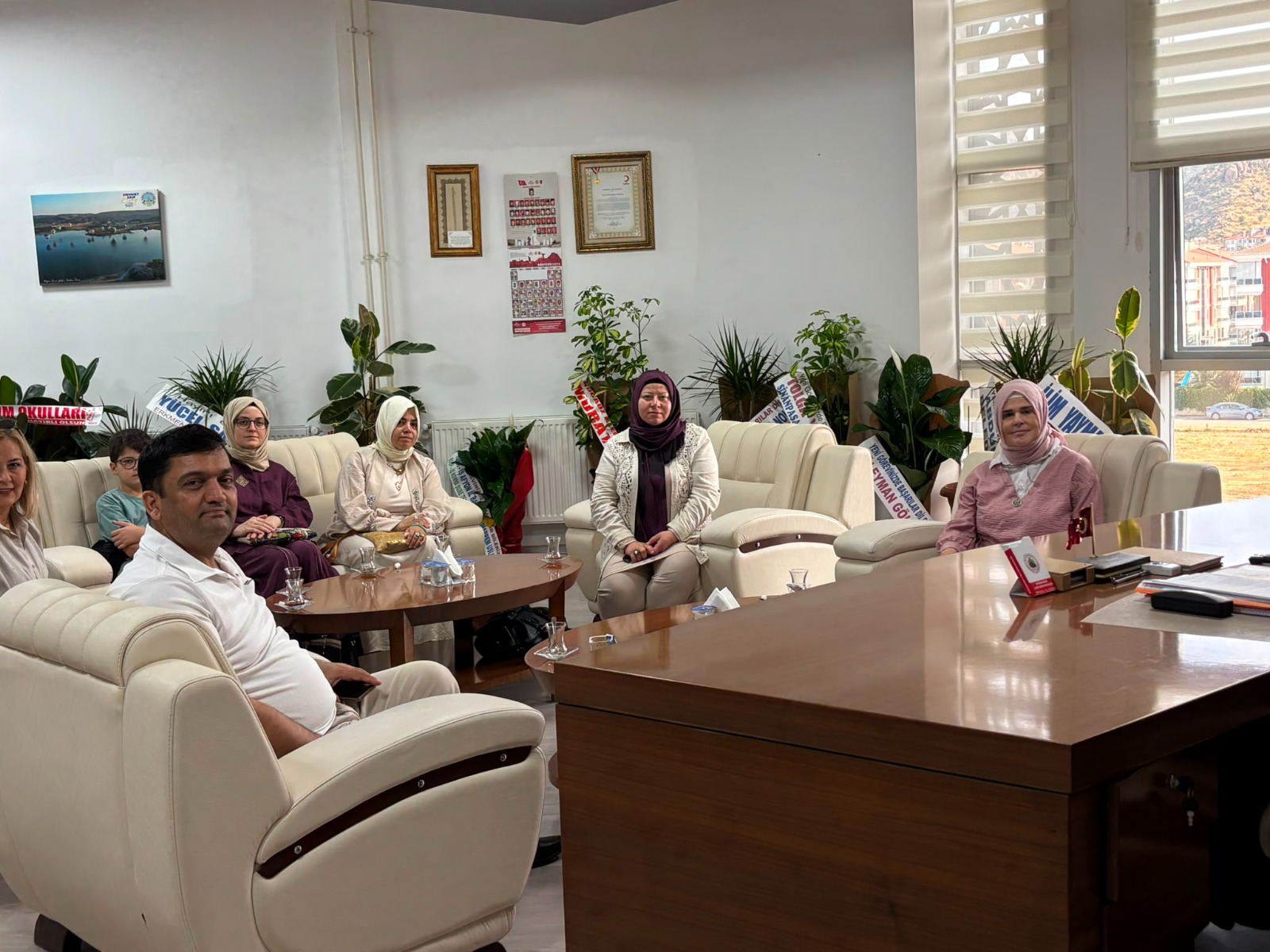 İl Milli Eğitim Müdürlüğü’ne anlamlı ziyaret 1 İl Milli Eğitim Müdürlüğü’ne anlamlı ziyaret