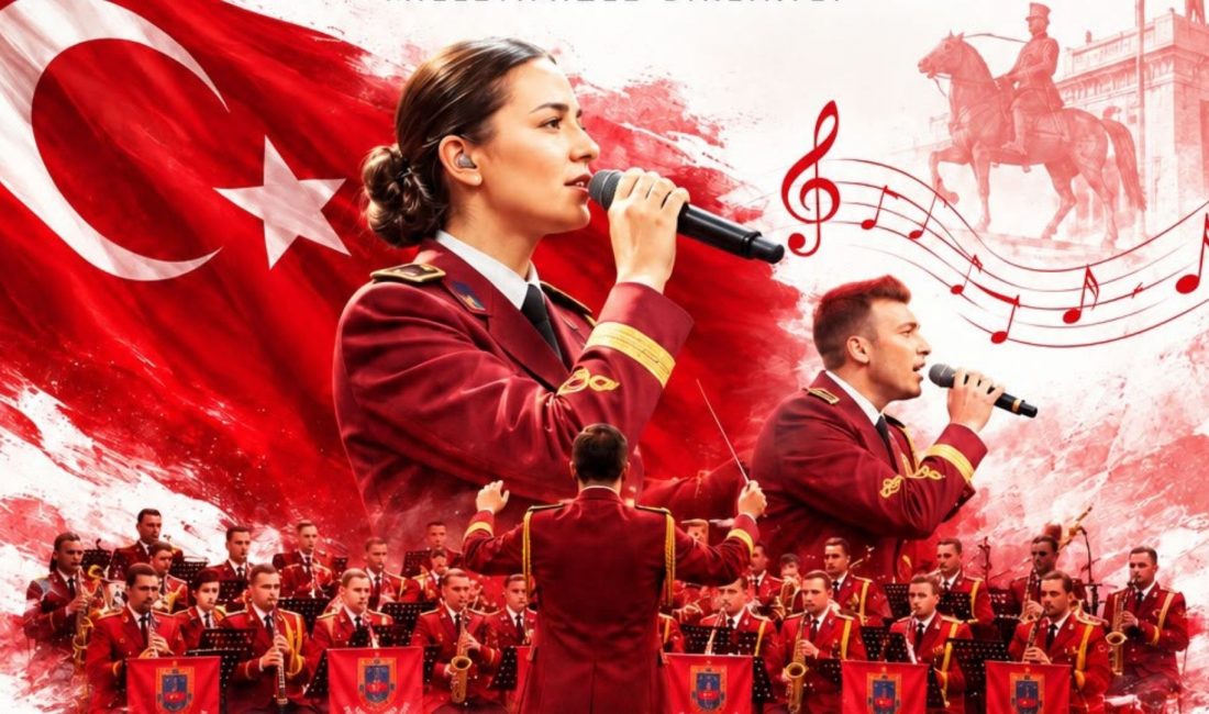 Büyük Taarruz Zafer Haftası etkinlikleri kapsamında Jandarma Genel Komutanlığı Bandosu,