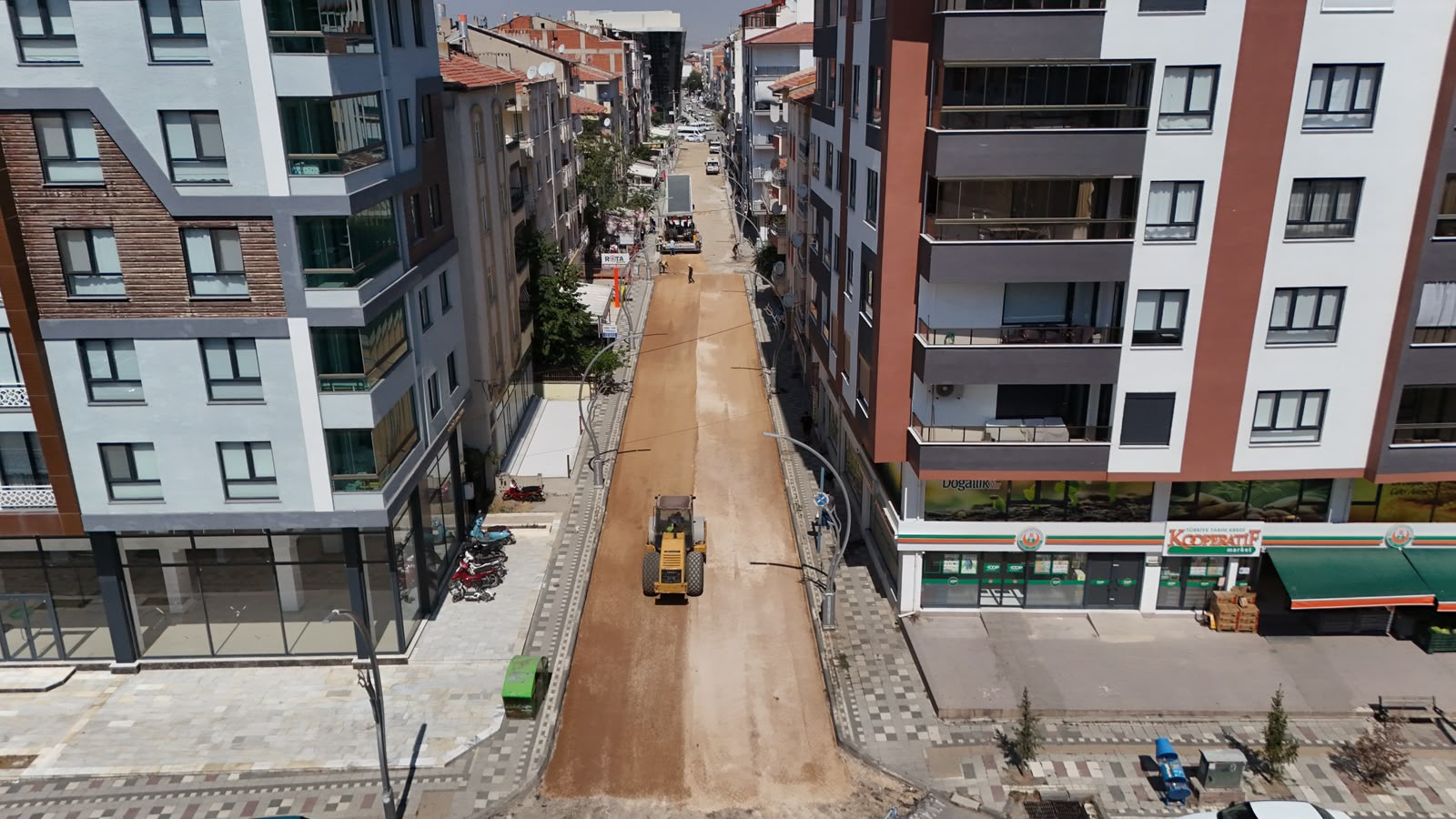 Mezbahane Caddesi’nde çalışmalar tamamlandı 1 Mezbahane Caddesi’nde çalışmalar tamamlandı