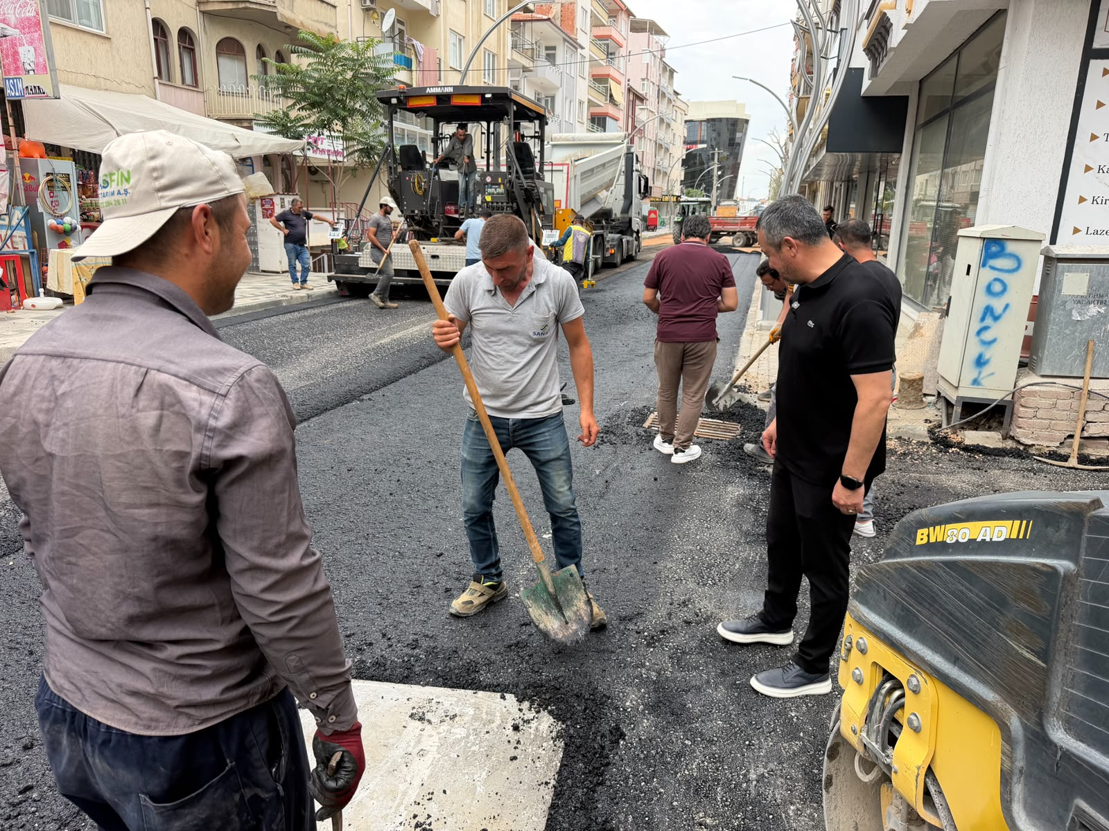 Mezbahane Caddesi’nde çalışmalar tamamlandı 2 Mezbahane Caddesi’nde çalışmalar tamamlandı