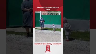 Ninesini taklit ederek yürüyen torun…. 📶https://kanal3.com.tr/ Sosyal Medya Hesaplarımızı Takip