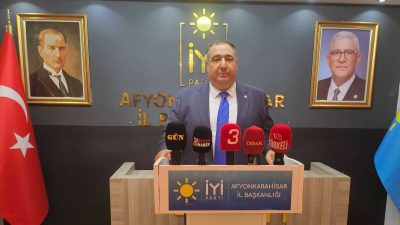 İYİ Parti Afyonkarahisar İl Başkanı Muhammet Mısırlıoğlu, İYİ Parti Genel