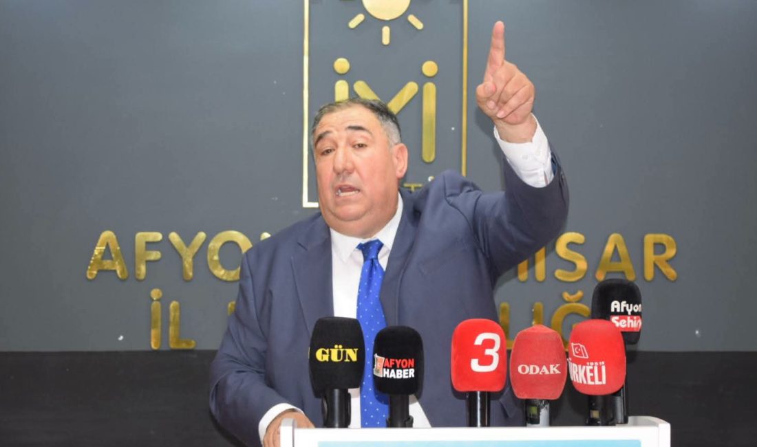 İYİ Parti Afyonkarahisar İl Başkanı Muhammet Mısırlıoğlu, DEM Parti İmralı