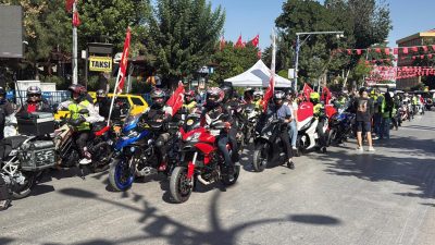 Büyük Taarruz’un 104. yılı dolayısıyla Türkiye Motosiklet Federasyonu ve Afyonkarahisar
