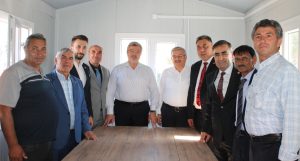 Pazarağaç Kasabasına kazandırılan 35 milyon liralık yatırımın açılış programına Ak