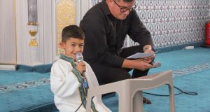 Sandıklı’da İlçe Müftülüğü tarafından düzenlenen Yaz Kur’an Kursu, öğrencilerin hazırladığı