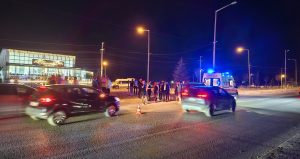 Afyonkarahisar'da yolun karşısına geçmeye çalışan 72 yaşındaki yaya, otomobilin çarpması