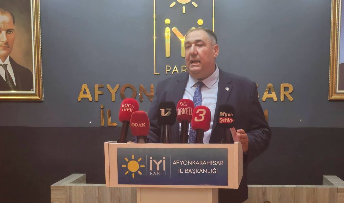 İYİ Parti Afyonkarahisar İl Başkanı Muhammet Mısırlıoğlu, açıklanan enflasyon rakamlarına
