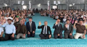 Afyonkarahisar’da yaz Kur’an kurslarında eğitim gören öğrenciler için kapanış programı,