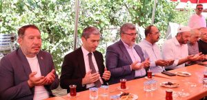 Afyonkarahisar Valisi Dr. Naci Aktaş, Dinar Belediye Başkanı Veysel Topçu
