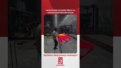 Hata payının olmadığı, dikkat ve ustalık gerektiren bir meslek! 📶https://kanal3.com.tr/