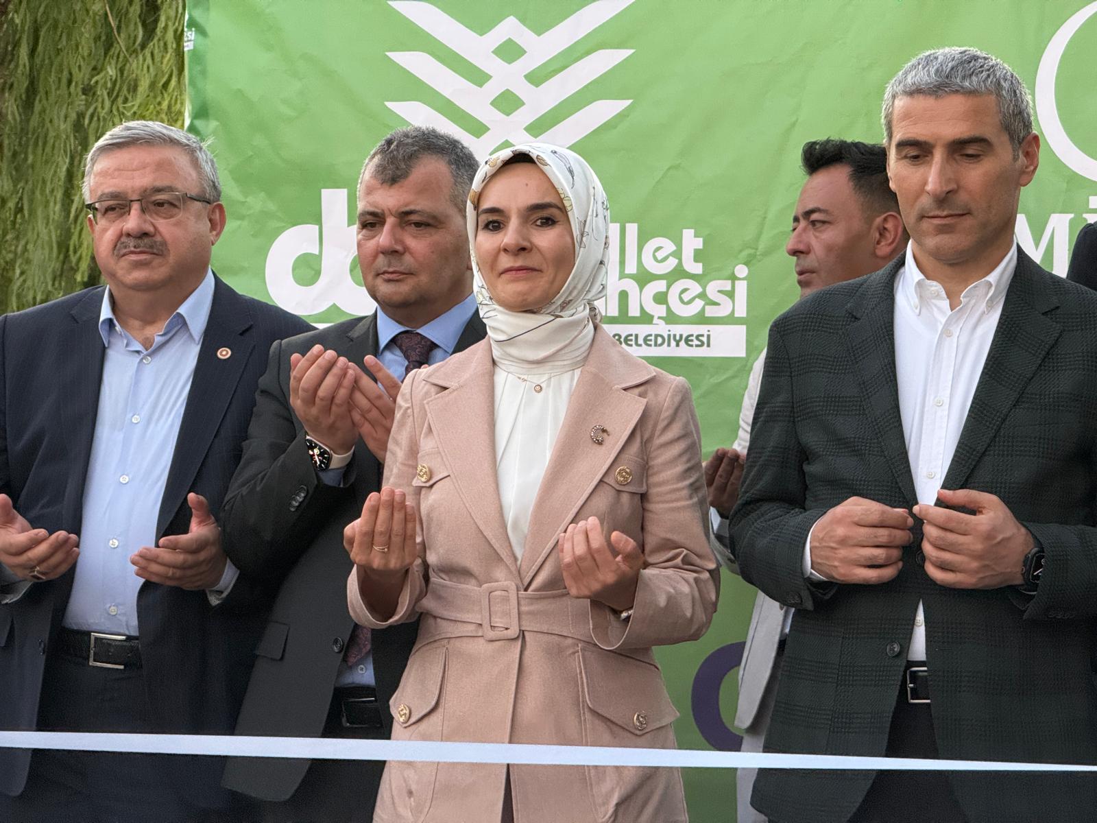 Bakan Göktaş, Üretici Kadın Çarşısı ve Doğa Millet Bahçesi’nin açılışına katıldı