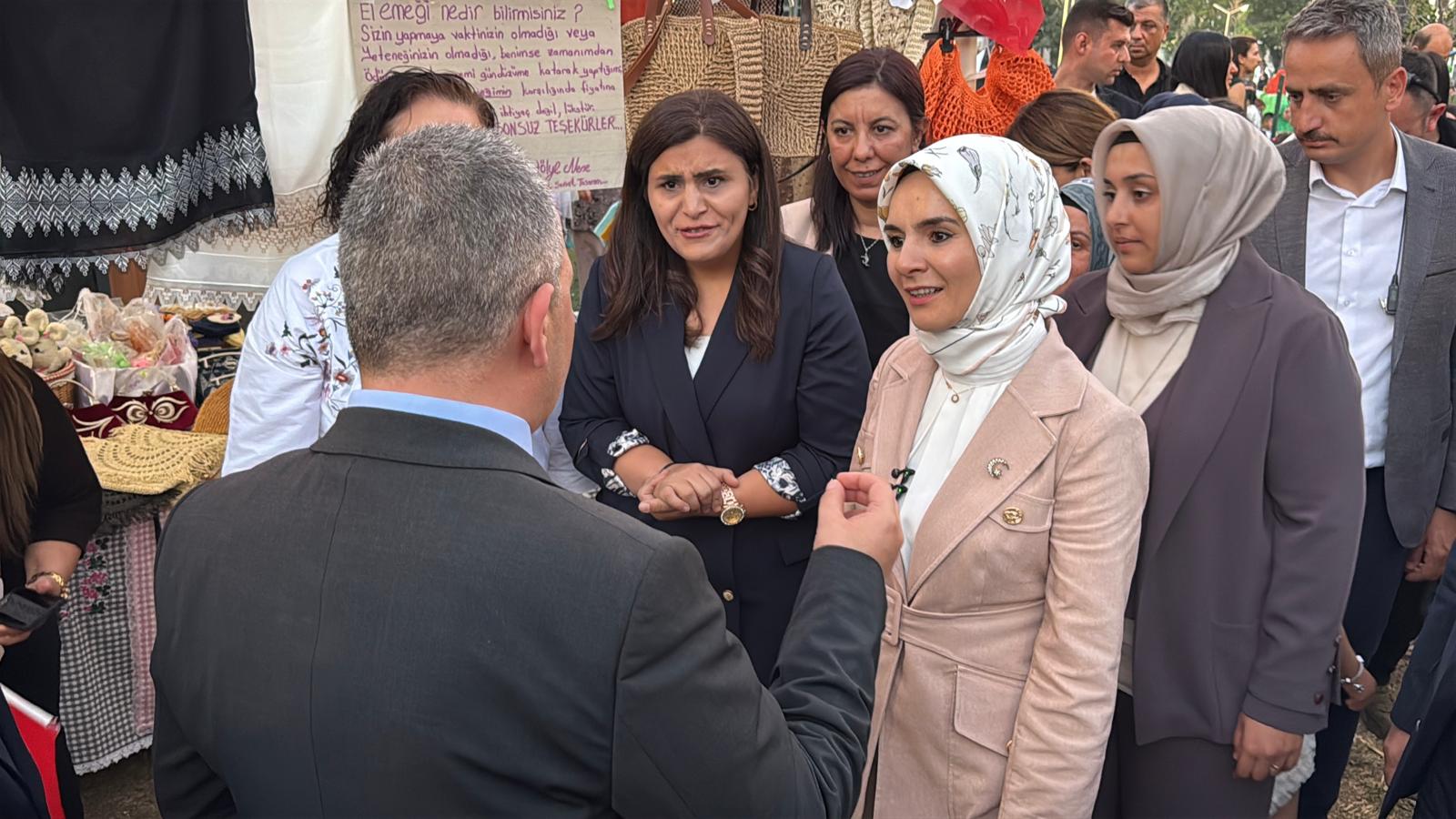 Bakan Göktaş, Üretici Kadın Çarşısı ve Doğa Millet Bahçesi’nin açılışına katıldı