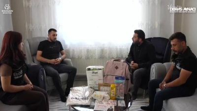 Bolvadin Belediyesi tarafından yürütülen "Hoş Geldin Bebek" Projesi kapsamında göreve