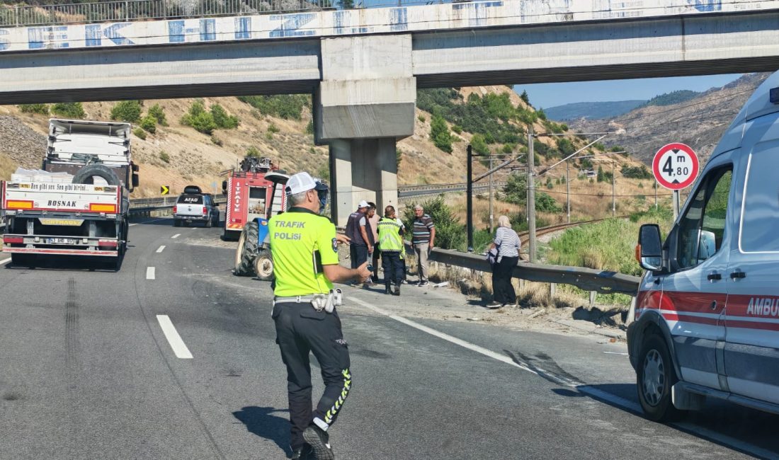 Sakarya'nın Adapazarı ile Bilecik'i birbirine bağlayan kara yolunda meydana gelen