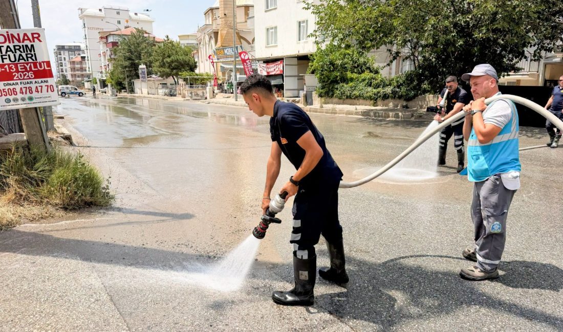 Sandıklı Belediyesi, ilçenin daha temiz ve düzenli bir görünüme kavuşması