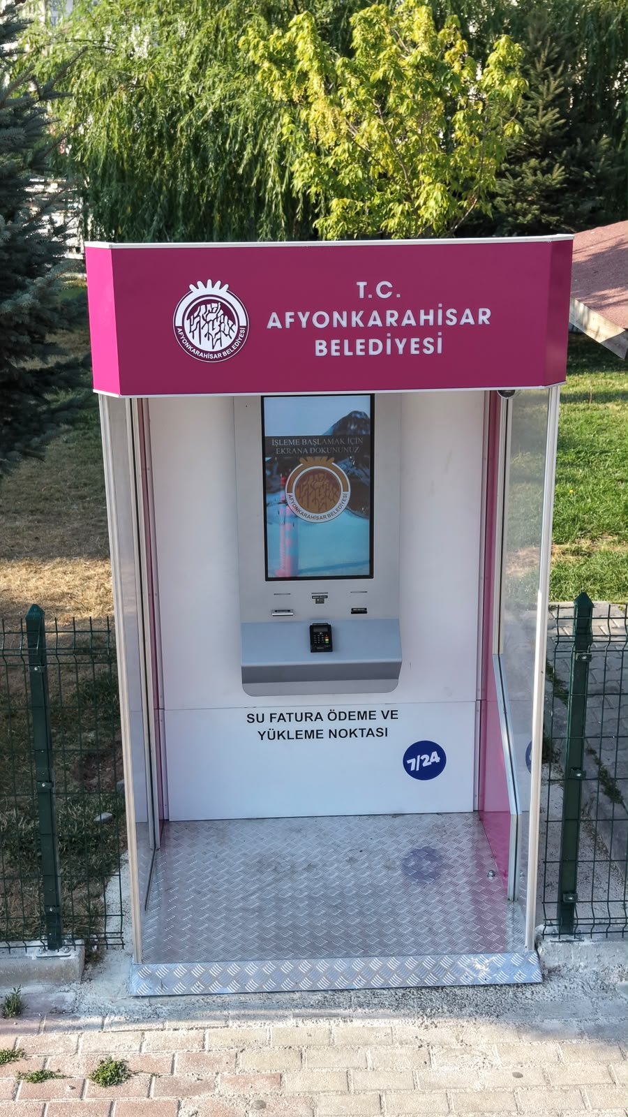 Dörtyol Mahallesi’ne su faturası ödeme ve yükleme cihazı