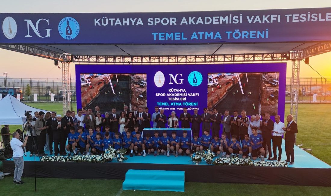 Kütahyaspor Akademisi Vakfı tarafından Yoncalı’da hayata geçirilecek sosyal tesislerin temeli