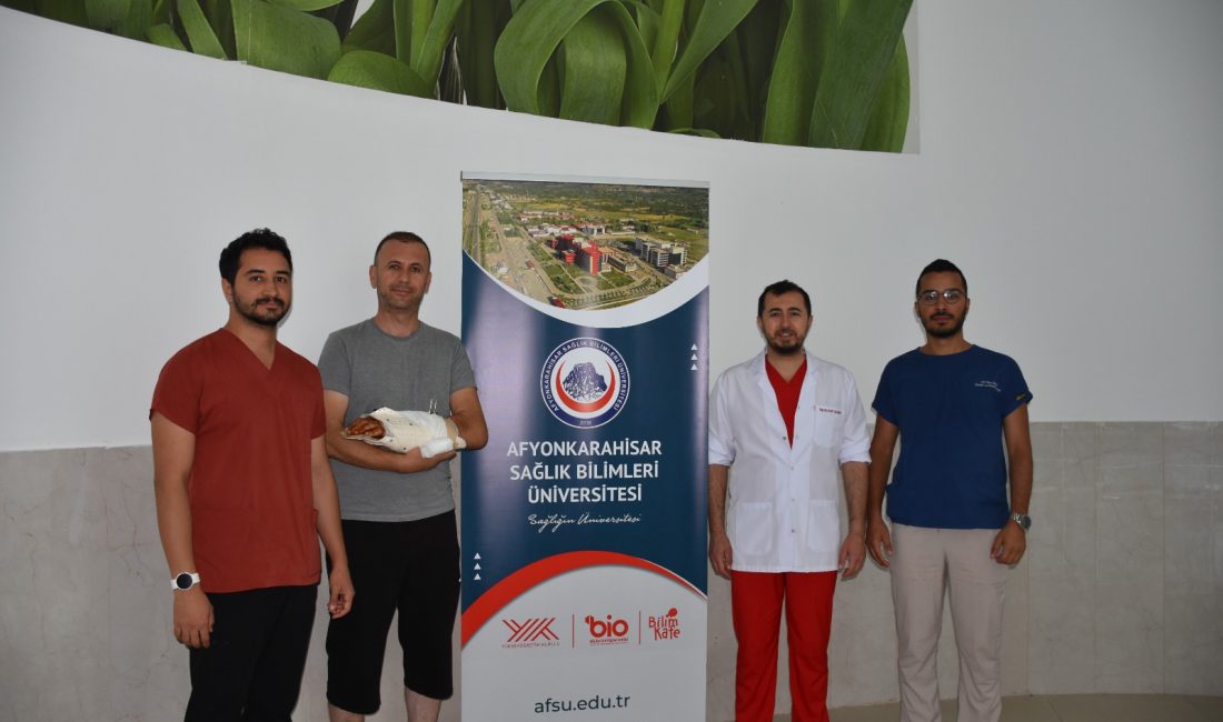 Afyonkarahisar'da bir kişinin dalgıç pompasının kablosuna elini kaptırması sonucu sağ