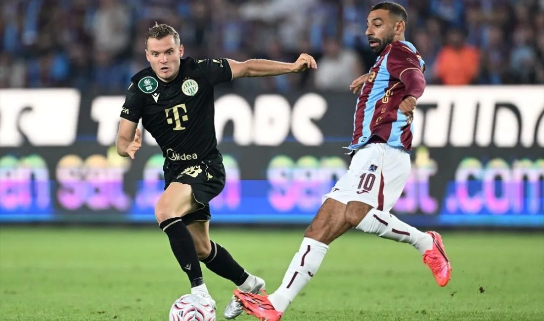 Trabzonspor, UEFA Avrupa Ligi play-off turu ilk maçında Ferencvaros'a 1-0