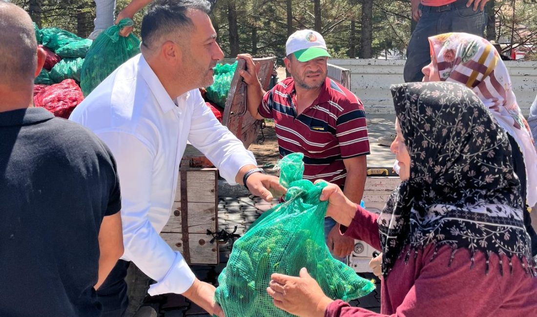 Afyonkarahisar’ın İhsaniye ilçesine bağlı Kayıhan Belediyesi, zor günlerden geçen üreticilere