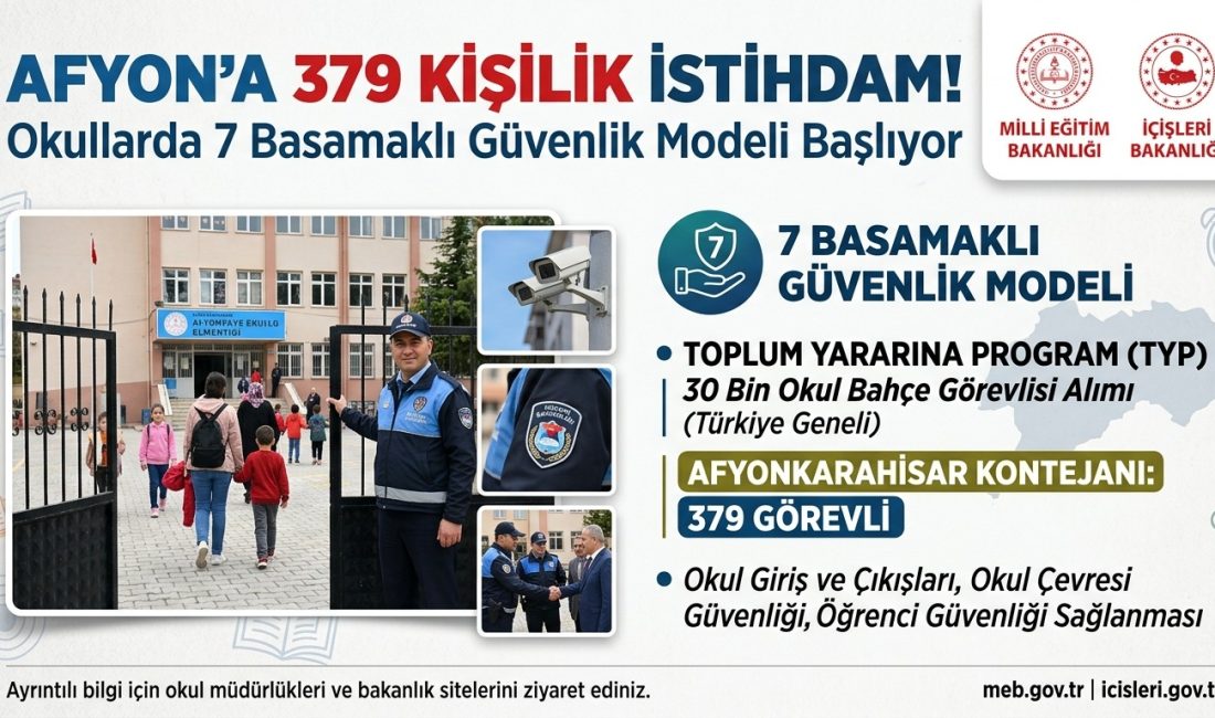 Milli Eğitim Bakanlığı ile İçişleri Bakanlığı iş birliğinde hayata geçirilen