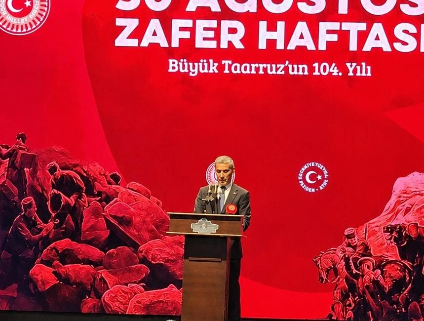 Afyonkarahisar Valisi Dr. Naci Aktaş, 30 Ağustos Zafer Bayramı dolayısıyla