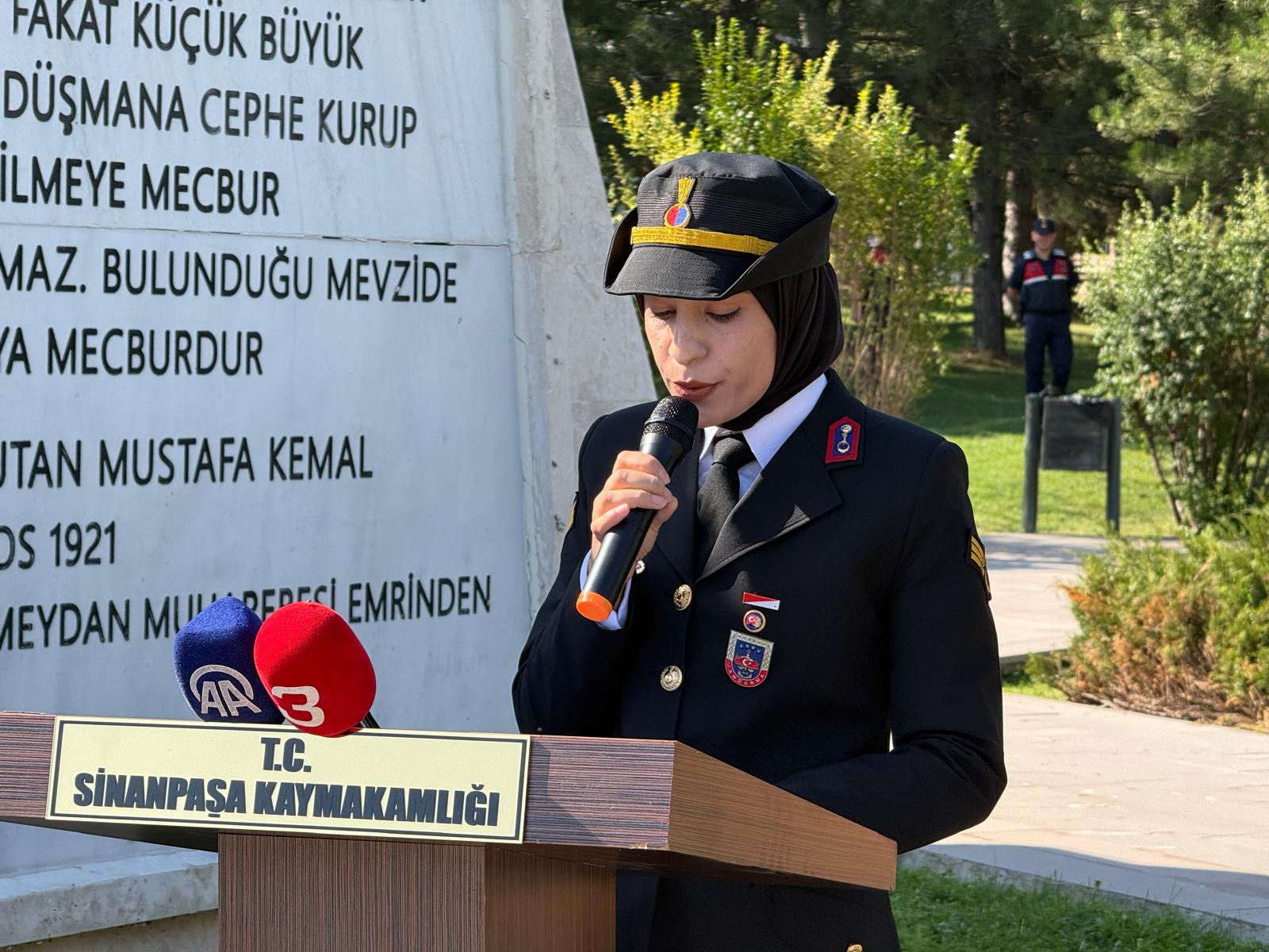 SİNANPAŞA’DA ANMA TÖRENİ
