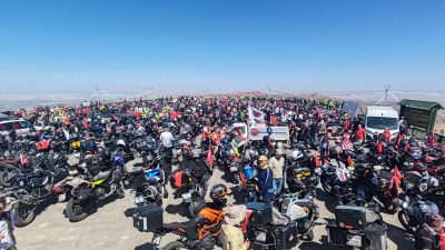 Büyük Taarruz’un 104. yıl dönümü dolayısıyla düzenlenen “Süvarinin İzinden” motosikletli