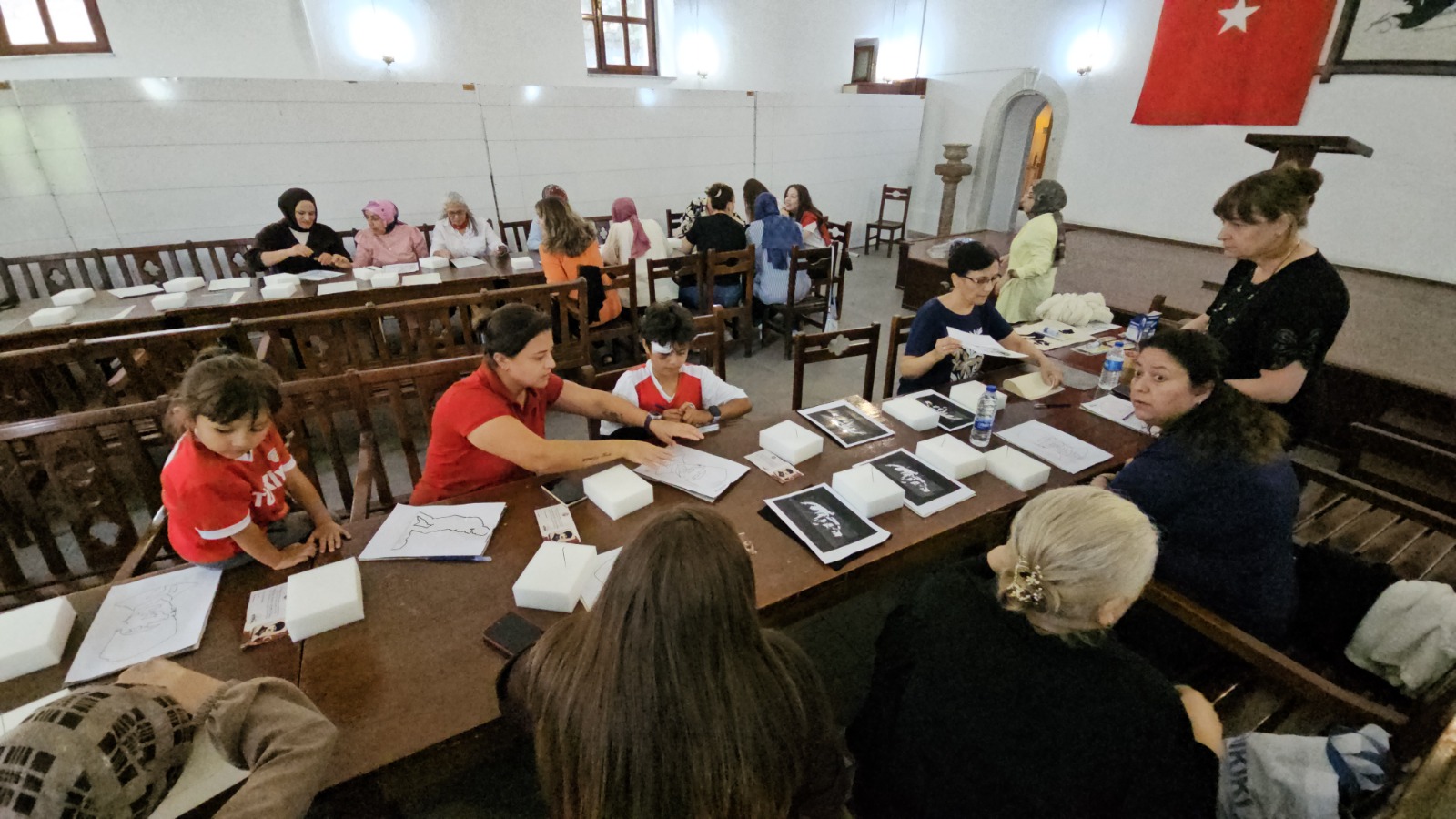 Zafer coşkusu keçe sanatıyla buluştu 3 Zafer coşkusu keçe sanatıyla buluştu