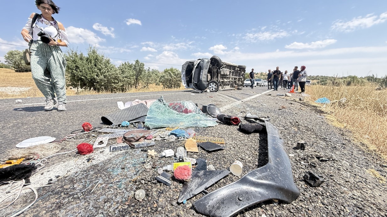 Diyarbakır'ın Lice ilçesinde meydana gelen trafik kazasında ölü sayısı 7'ye