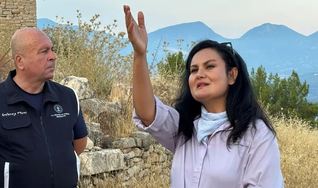 Antalya'nın Kumluca ilçesindeki Rhodiapolis Antik Kenti'nde ara verilen kazı çalışmalarına